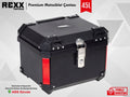 Rexx Topcase Premium – 45L | Güçlendirilmiş ABS Motosiklet Çantası | Universal