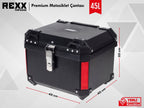 Rexx Topcase Premium – 45L | Güçlendirilmiş ABS Motosiklet Çantası | Universal