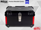 Rexx Topcase Premium – 60L | Güçlendirilmiş ABS Motosiklet Çantası | Universal