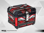 Rexx Topcase Premium – 45L | Güçlendirilmiş ABS Motosiklet Çantası | Universal