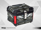 Rexx Topcase Premium – 45L | Güçlendirilmiş ABS Motosiklet Çantası | Universal
